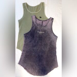 YoungLA Olive Green & Faded Purple Tank Tops